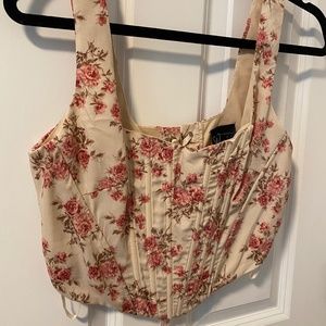 Windsor floral corset